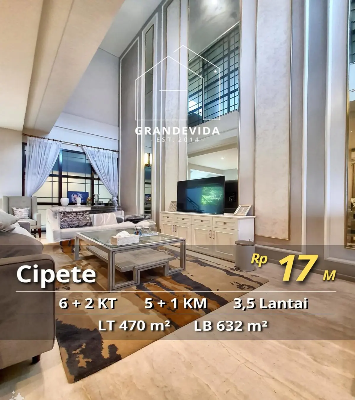 Jual Rumah Gaharu Cipete Rumah Mewah