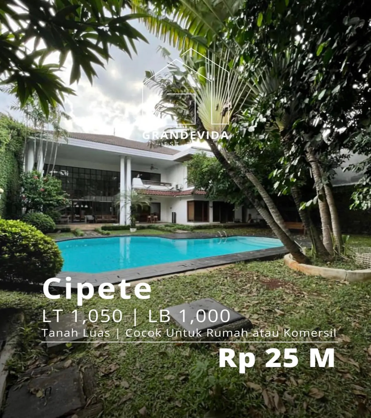 Jual Rumah Cipete - Banguan 2 Lantai Lokasi Strategis