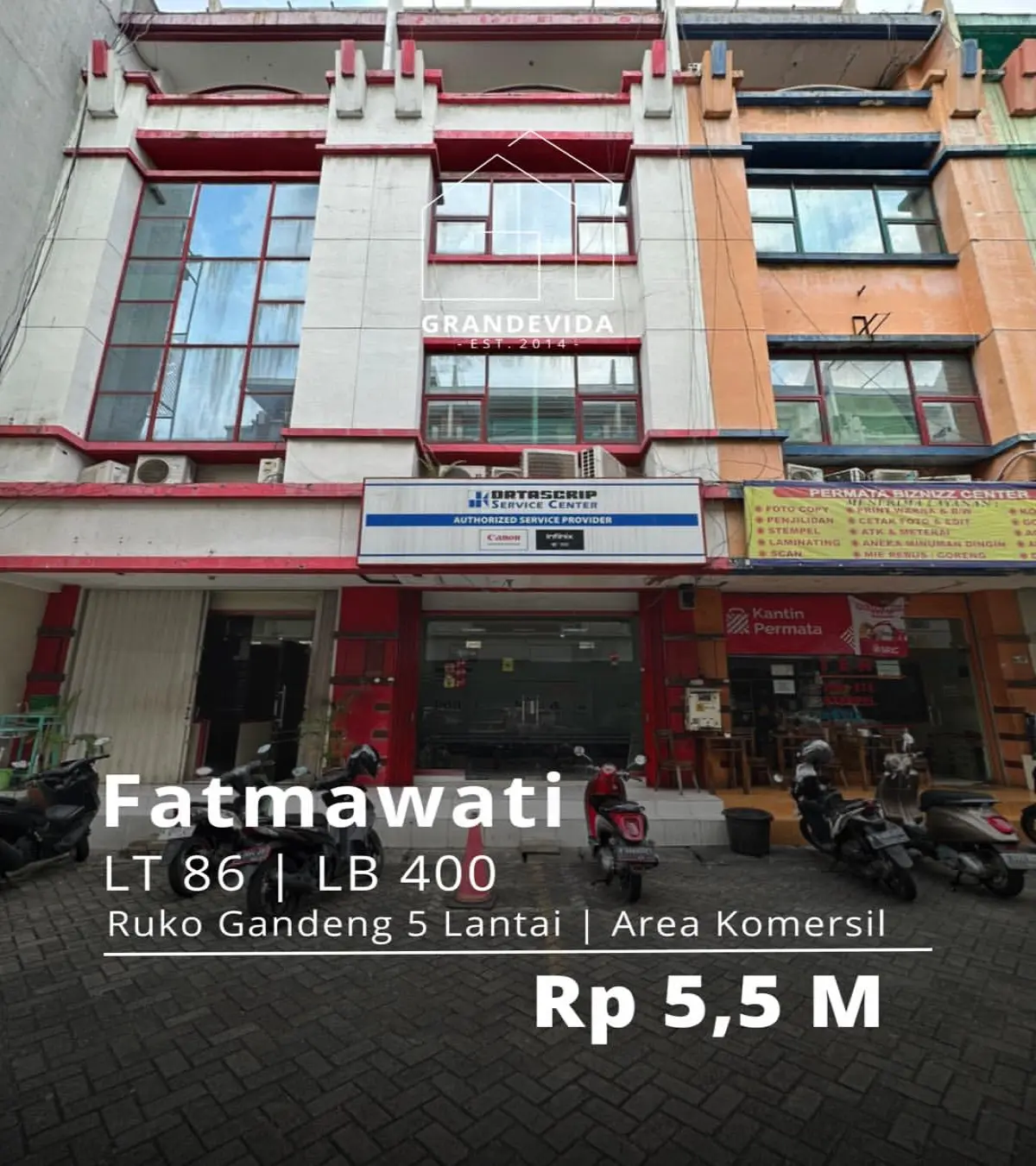 Ruko Dijual Duta Mas Fatmawati Jakarta Selatan