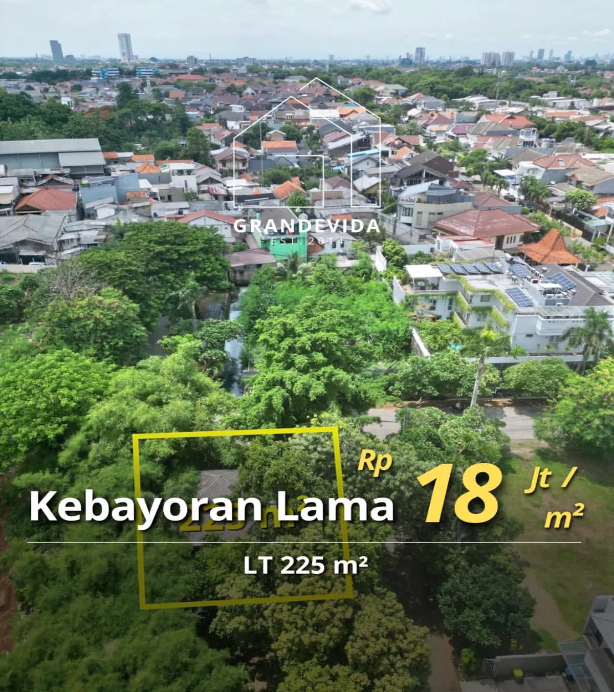Tanah Dijual di Kebayoran Lama