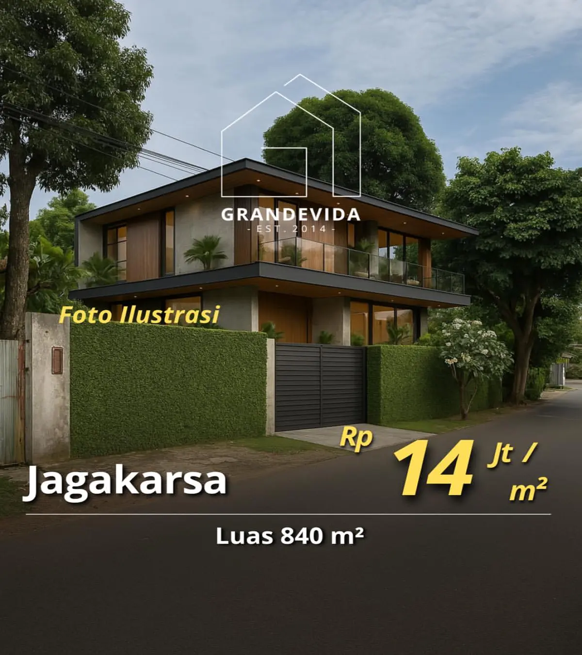 Tanah Dijual Benda Ujung Jagakarsa Jakarta Selatan