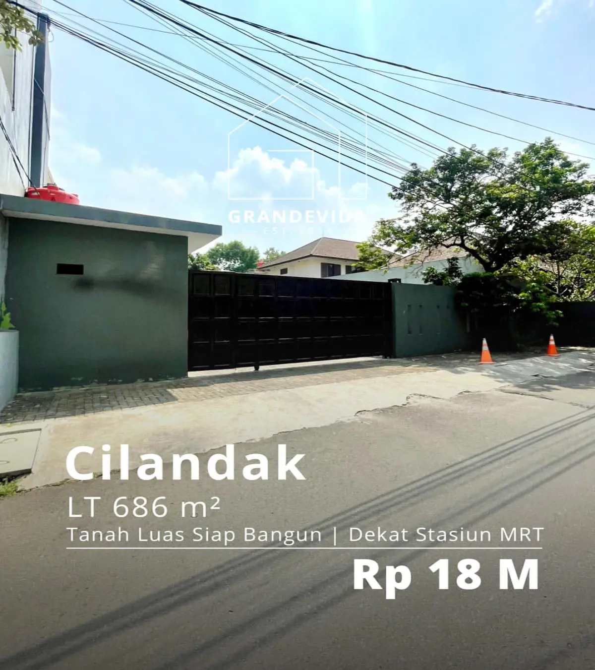 Tanah Dijual Kebon Anggrek Cilandak