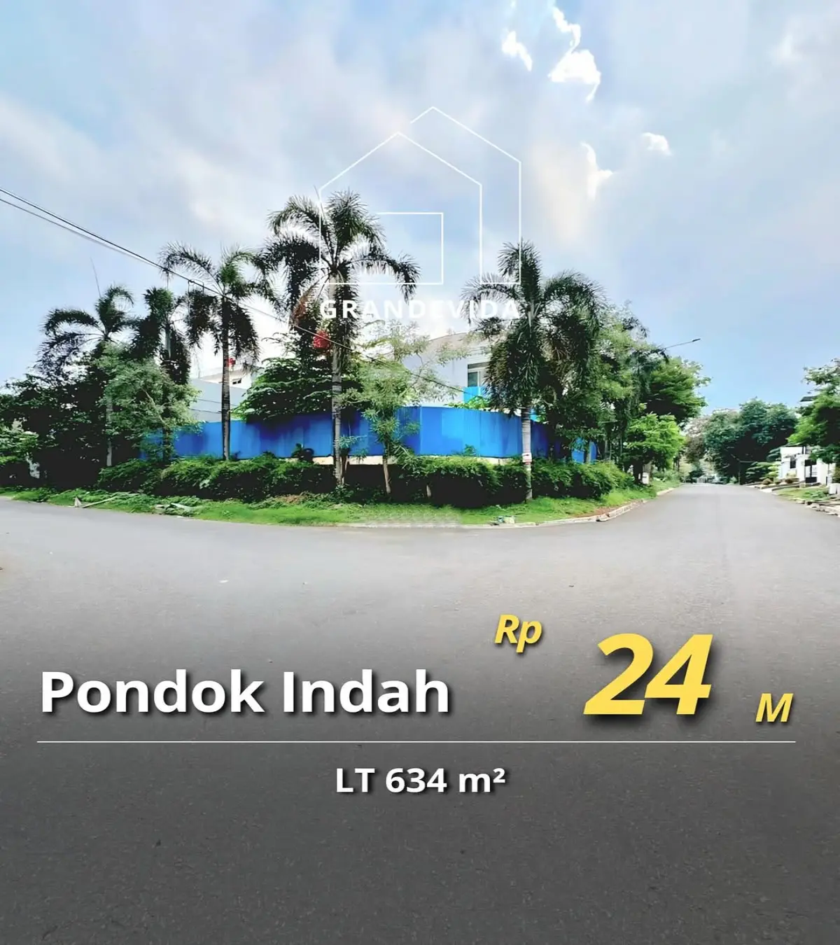 Rumah dijual di Pondok indah Jakarta Selatan - Tanah Dijual Bukit Hijau Pondok Indah