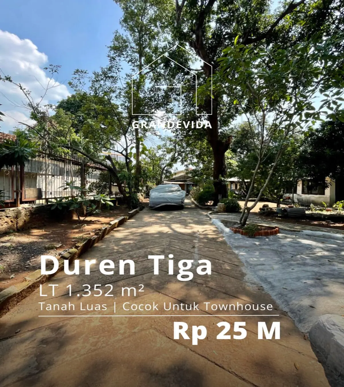 Tanah Dijual di Duren Tiga Pancoran