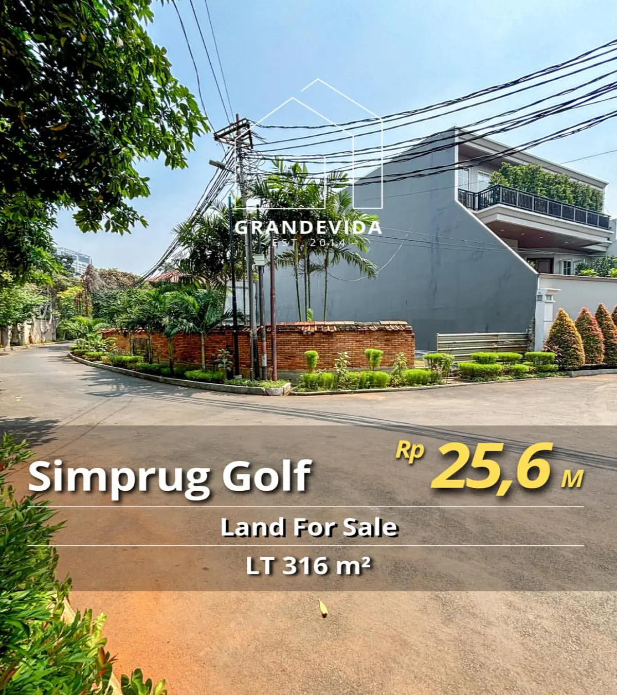 Tanah Dijual Simprug Golf Senayan