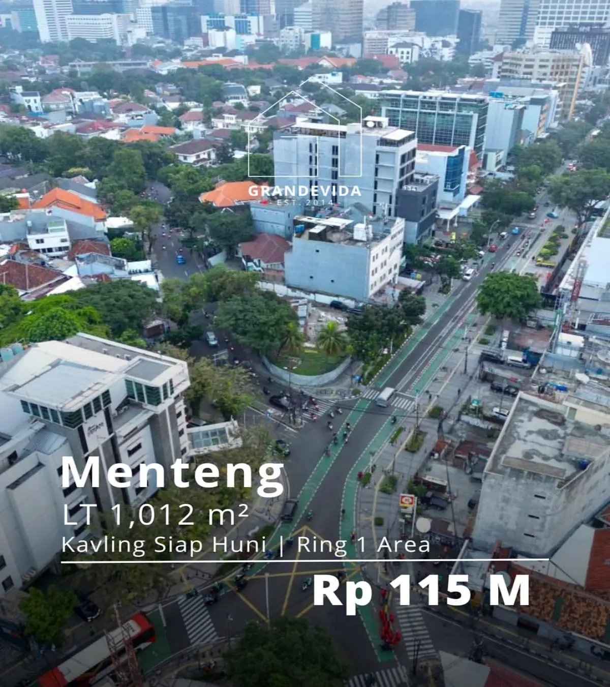 Tanah Dijual Wahid Hasyim Menteng Jakarta Pusat