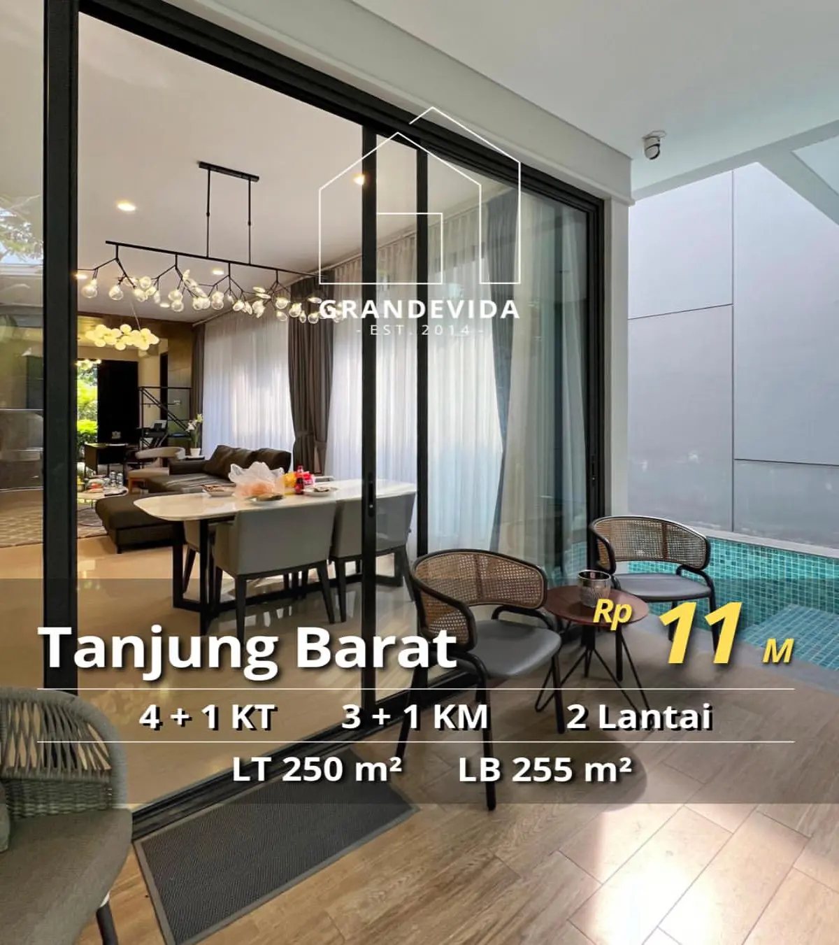 Rumah Dijual Eden Haus Tanjung Barat
