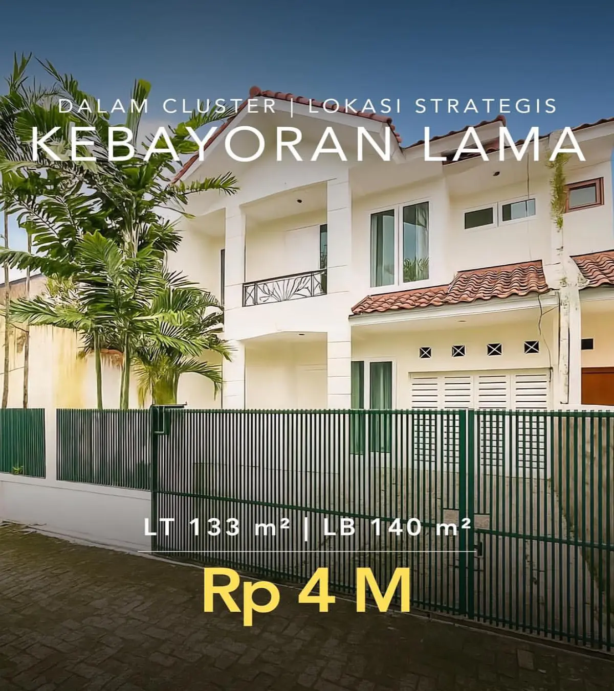 Rumah Dijual di Praja Dalam Kebayoran Lama