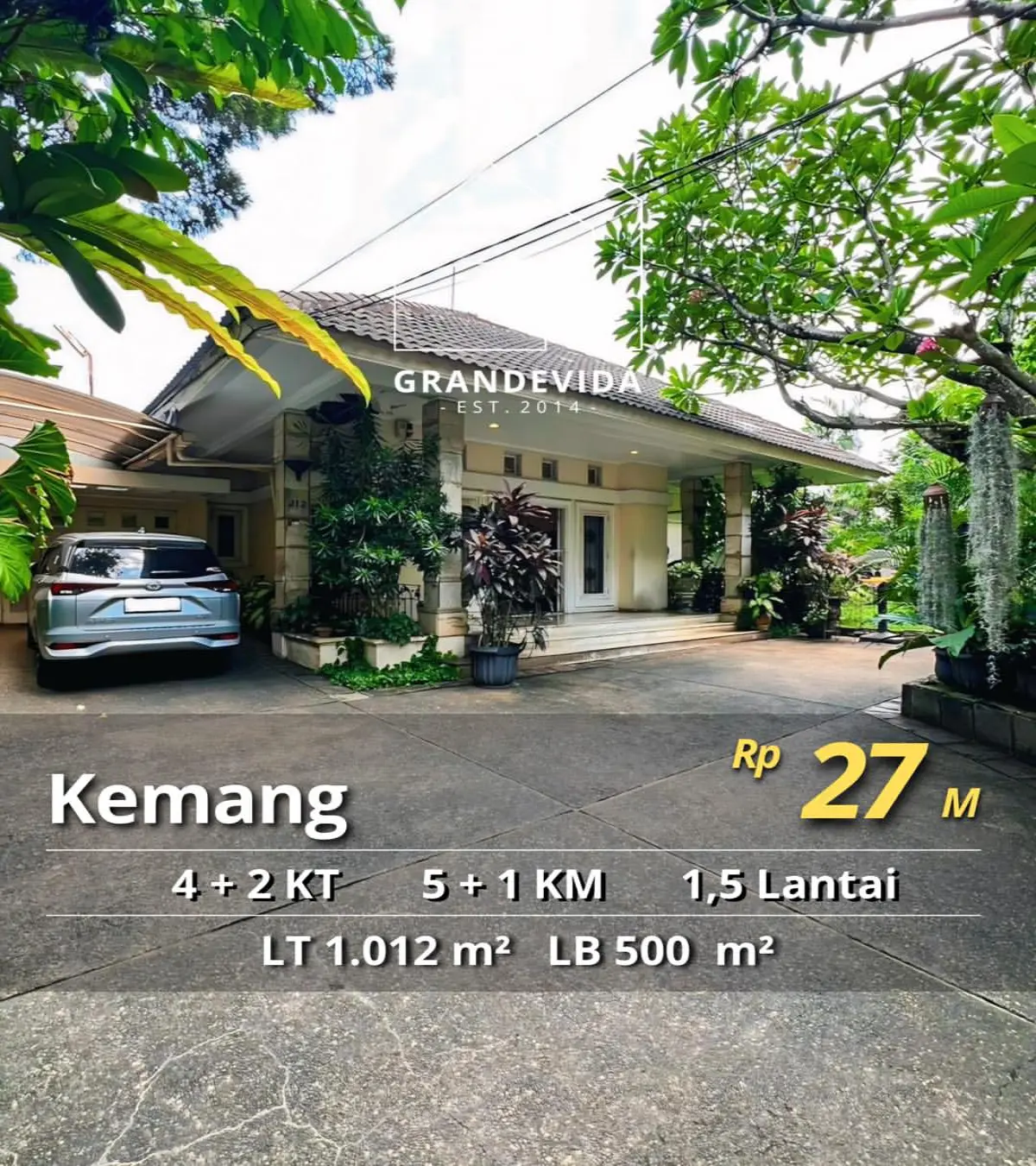 Rumah di Kemang Dalam Dijual Cepat