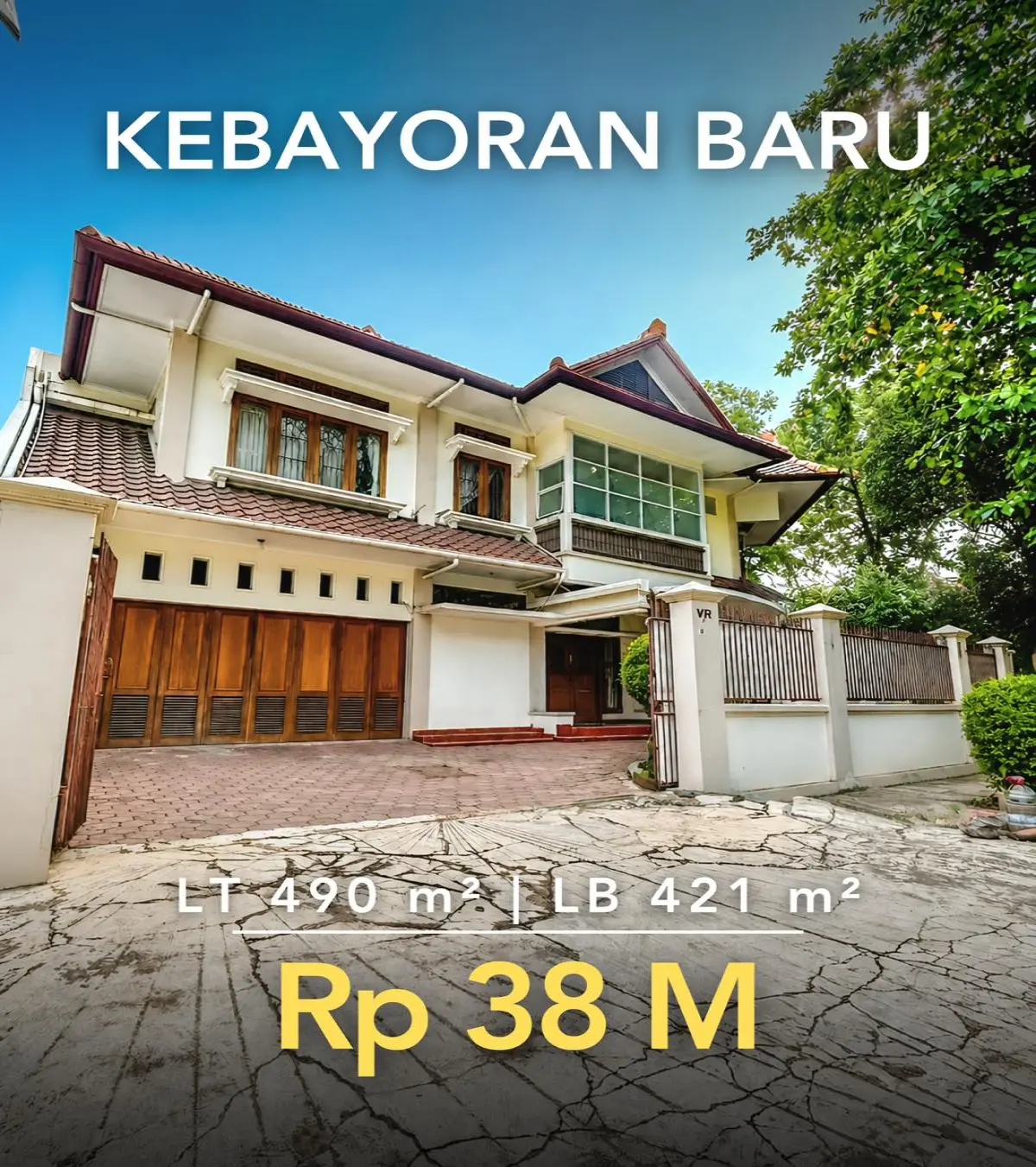 Rumah Dijual Kebayoran Baru Area Senayan Sangat Strategis