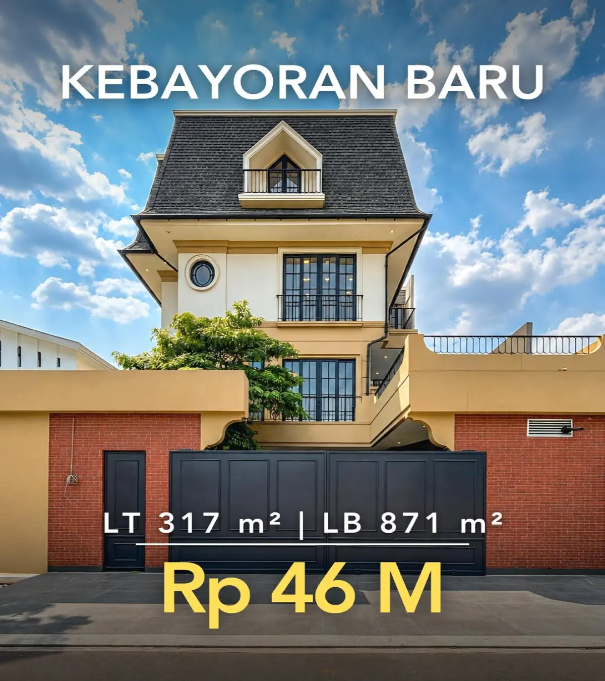 Rumah Dijual di Kebayoran Baru