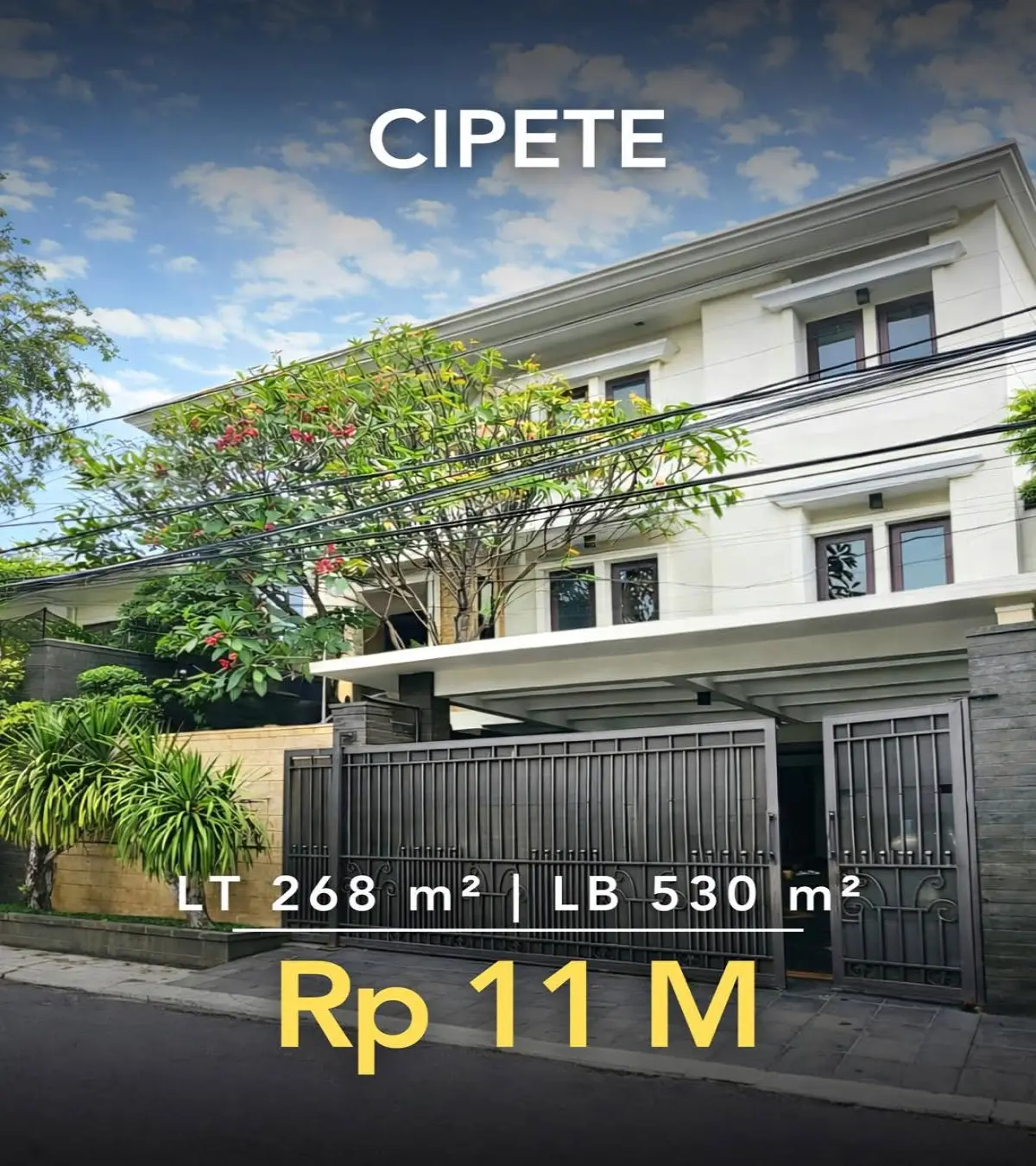 Rumah Saidi Cipete Jakarta Selatan Dijual