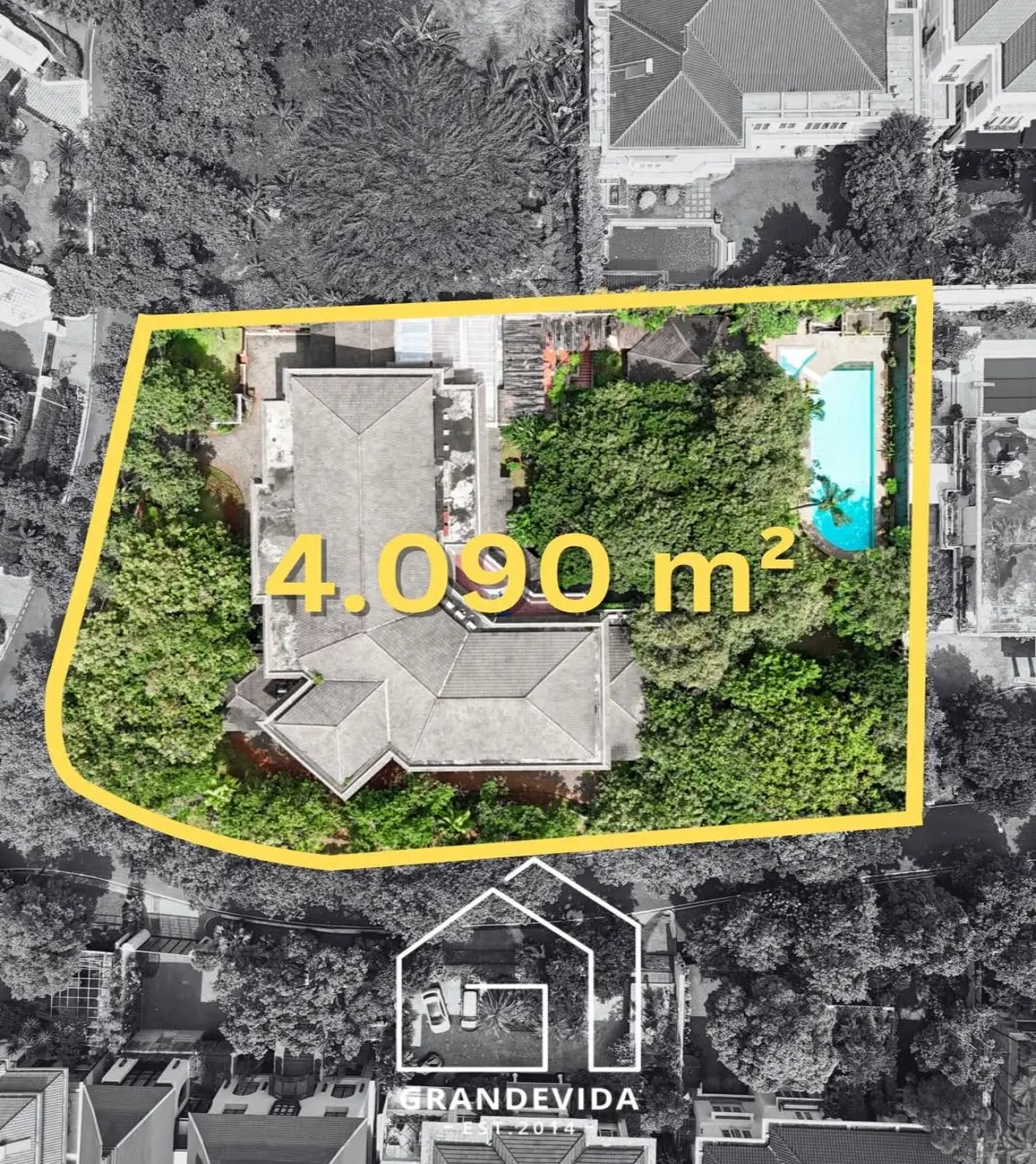 Rumah Dijual Bukit Golf Pondok Indah Hitung Tanah