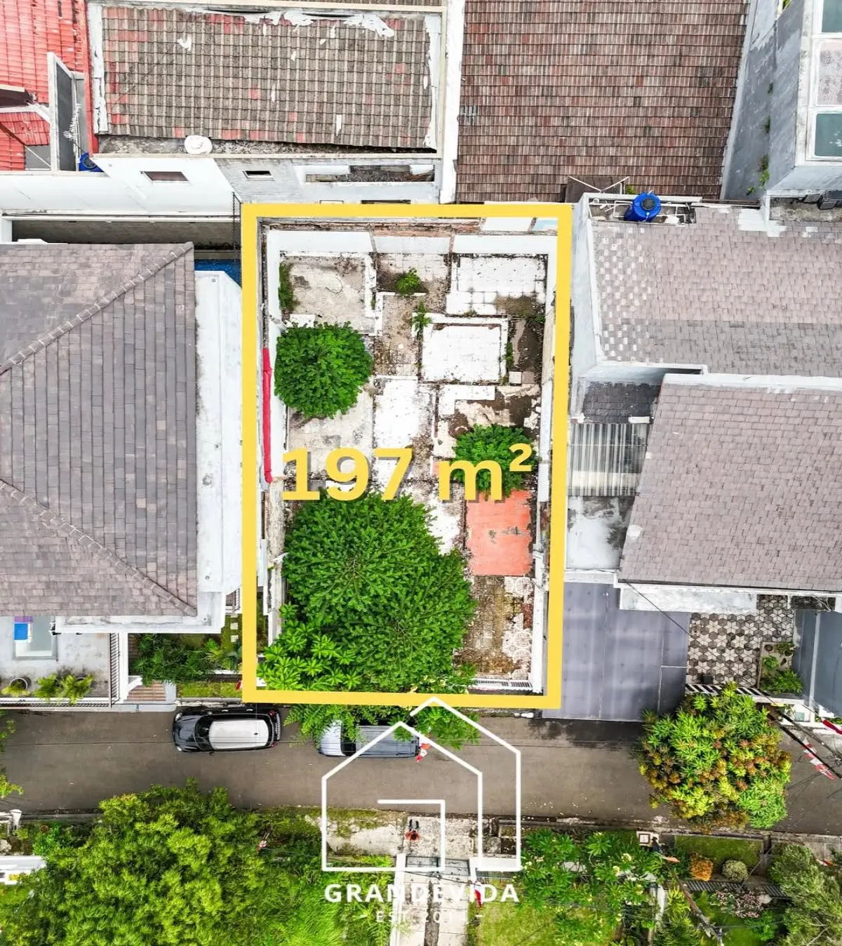 Tanah Dijual Gedung Hijau Pondok Indah Bentuk Kotak