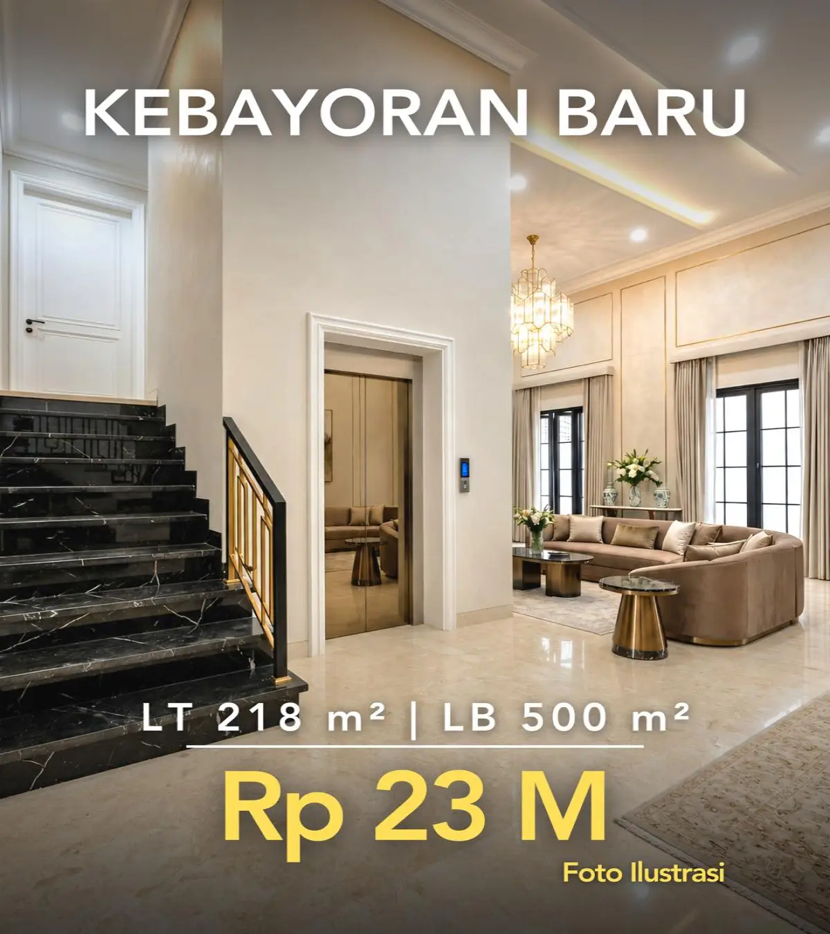 Rumah Dijual di Kerinci Kebayoran Baru