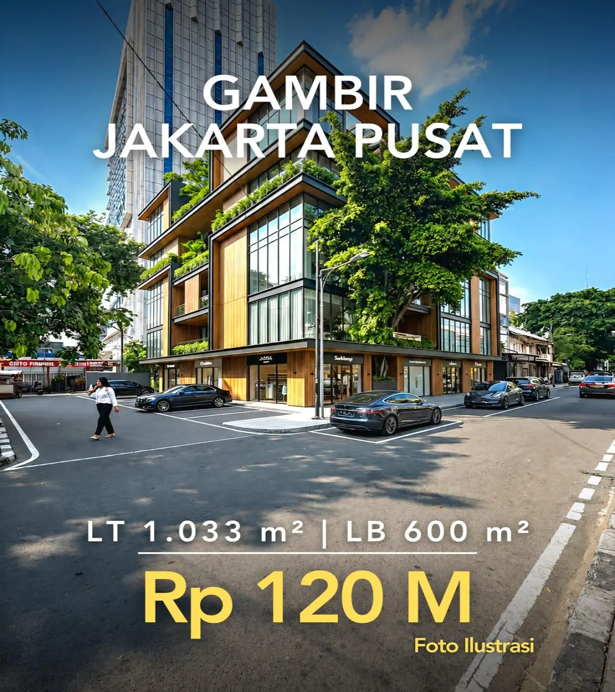 Gedung Dijual Gambir Jakarta Pusat