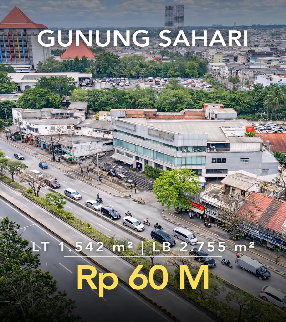 Gedung Dijual Gunung Sahari Jakarta