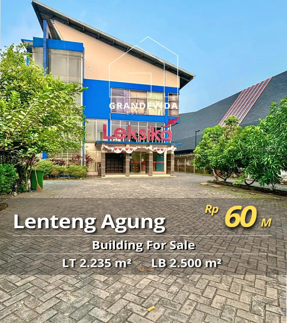 Gedung Dijual Lenteng Agung Jakarta Selatan