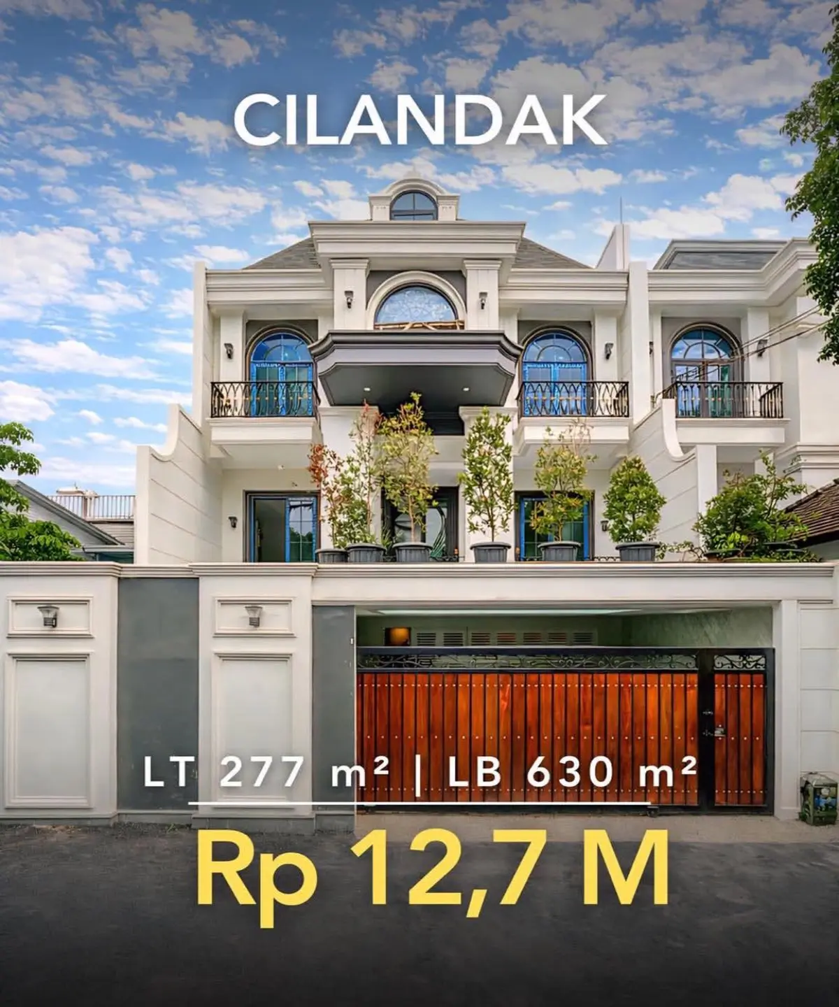Rumah Brand New Dijual di Cilandak Jakarta Selatan – 3 Lantai, Rooftop, Private Pool & Lift