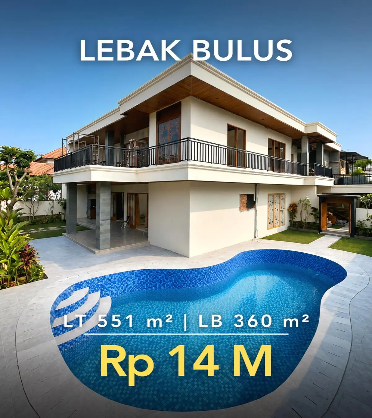 Rumah Dijual di Lebak Bulus Jakarta Selatan – LT 551 m², Private Pool, SHM