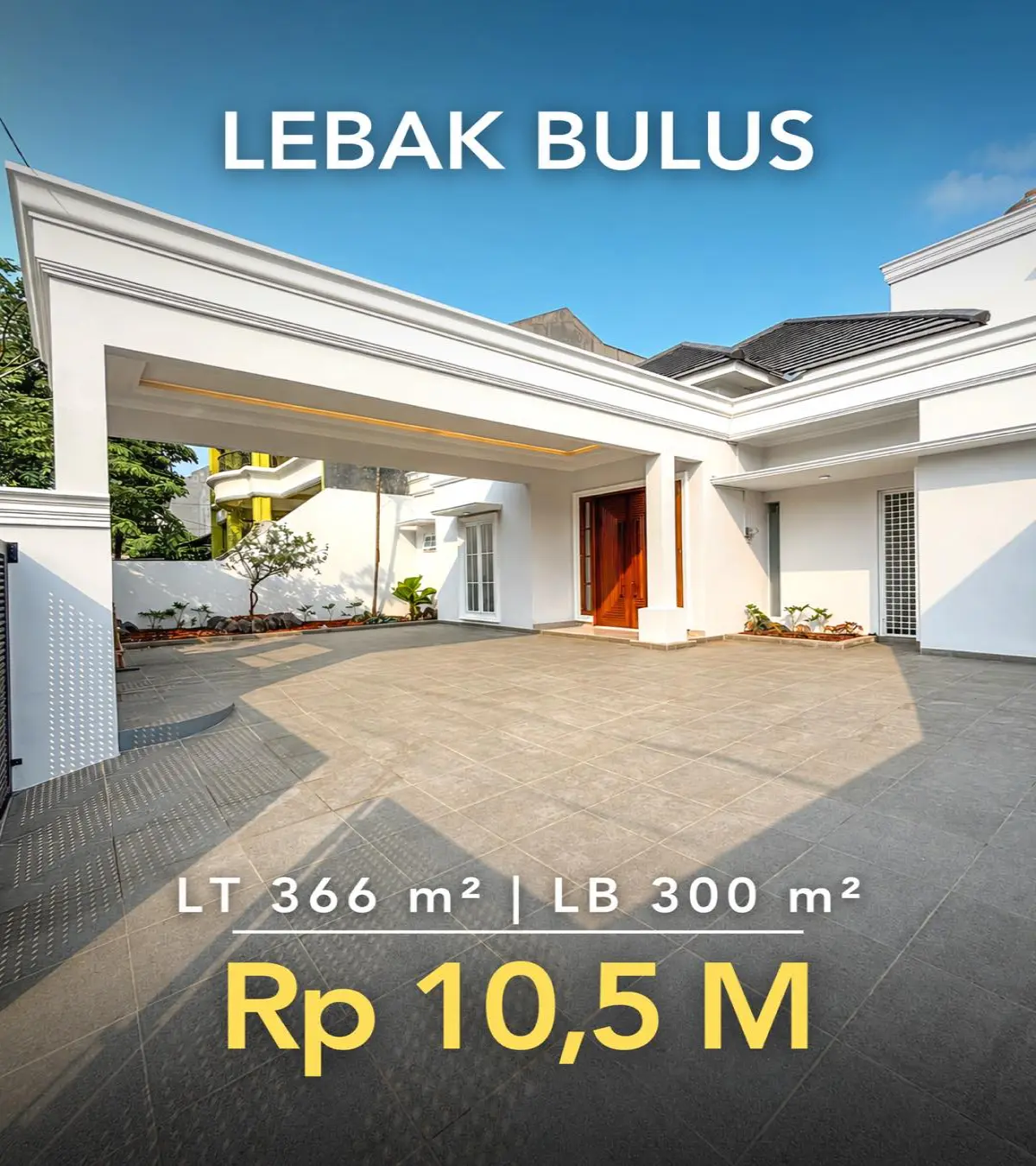 Rumah Dijual Lebak Bulus Jakarta Selatan – Brand New Renovated, Private Pool, Dekat MRT