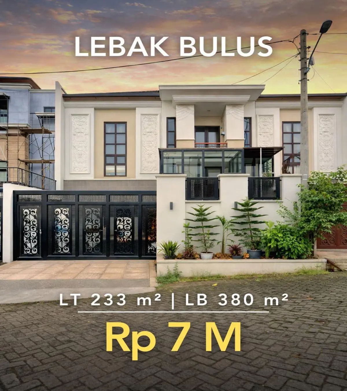 Rumah Dijual Lebak Bulus Jakarta Selatan – Modern Classic, Like New, Private Pool, SHM