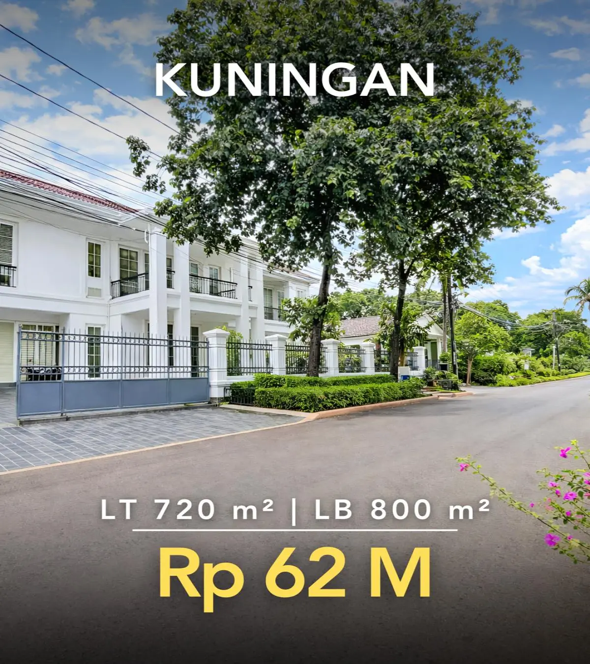 Rumah Premium Dijual & Disewa di Kuningan – LT 720 m², LB 800 m², Private Pool