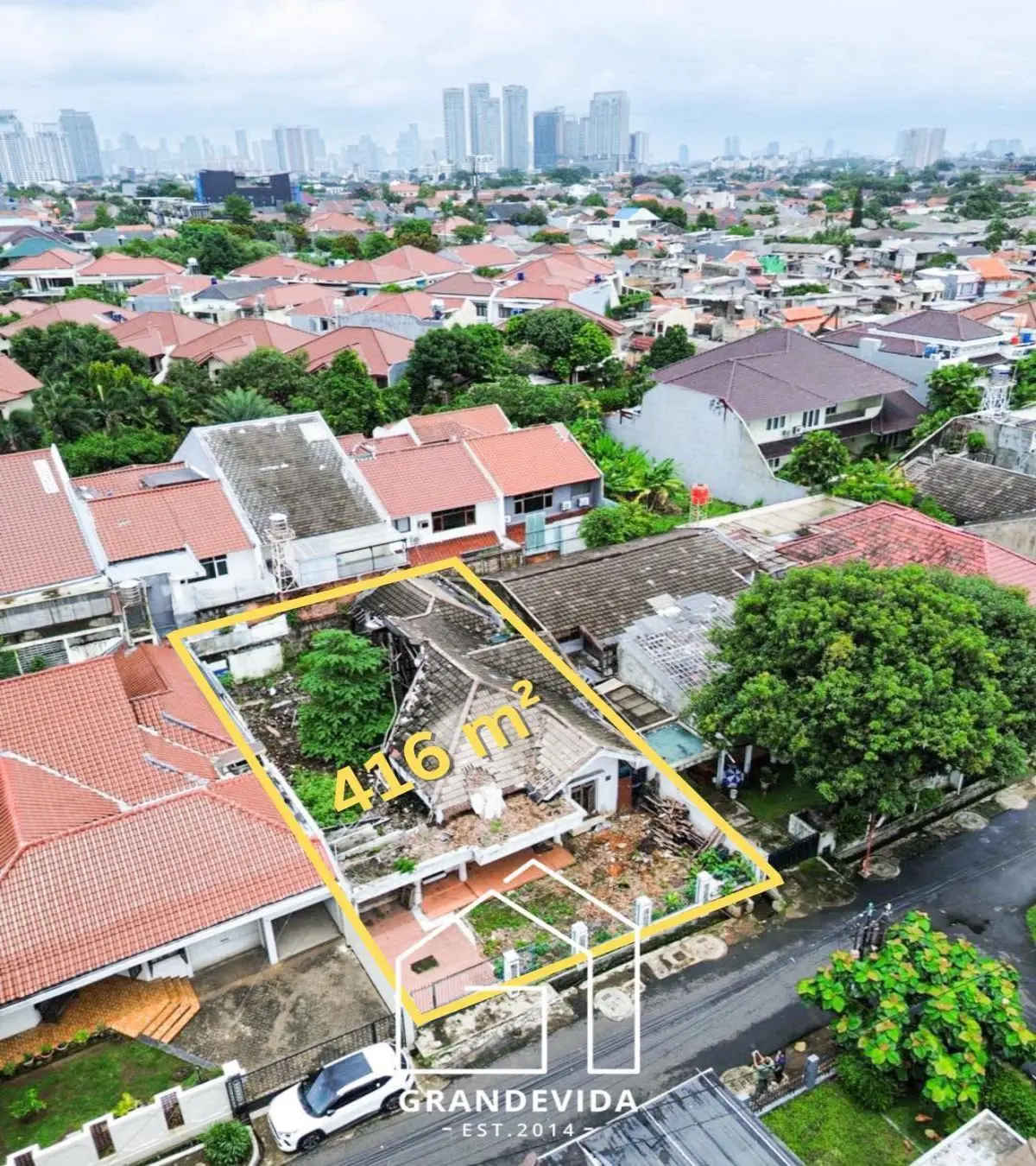 Rumah Anggur Barat Hitung Tanah Dijual Cipete LT 416 m² Lebar 15 m SHM Turun Harga Rp 9,2 M