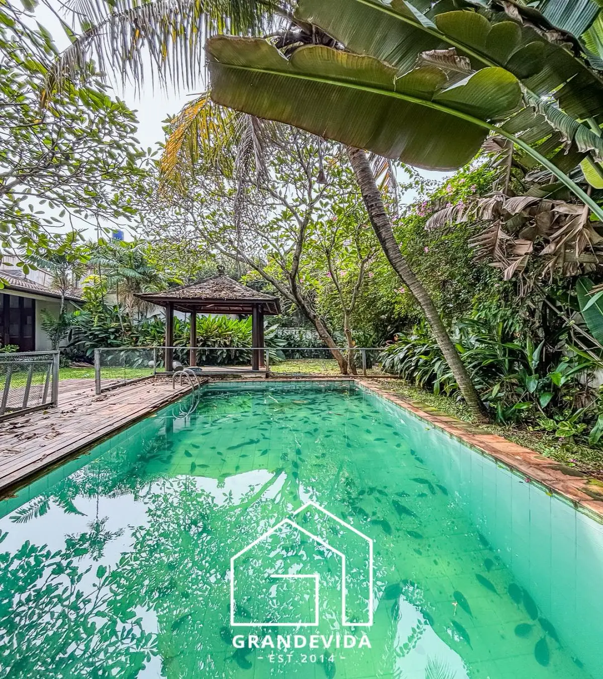 Dijual Rumah Modern Tropical 1 Lantai di Cipete, LT 975 m², LB 600 m², Private Pool, SHM – Harga Turun Rp 21,5 Miliar Nego